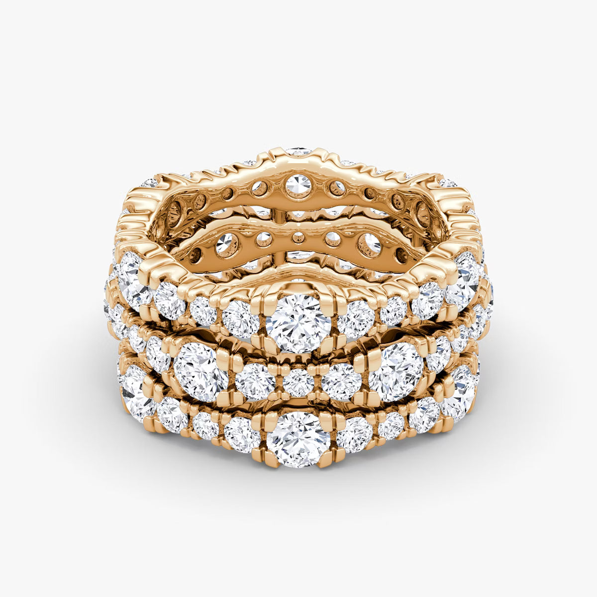 Multi Row Pavé Ring