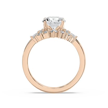 Talia Oval Wedding Set