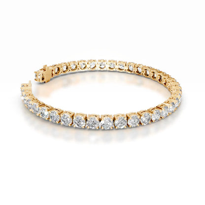 Annabelle Round Tennis Lab Grown Diamond Bracelet - 14K Gold