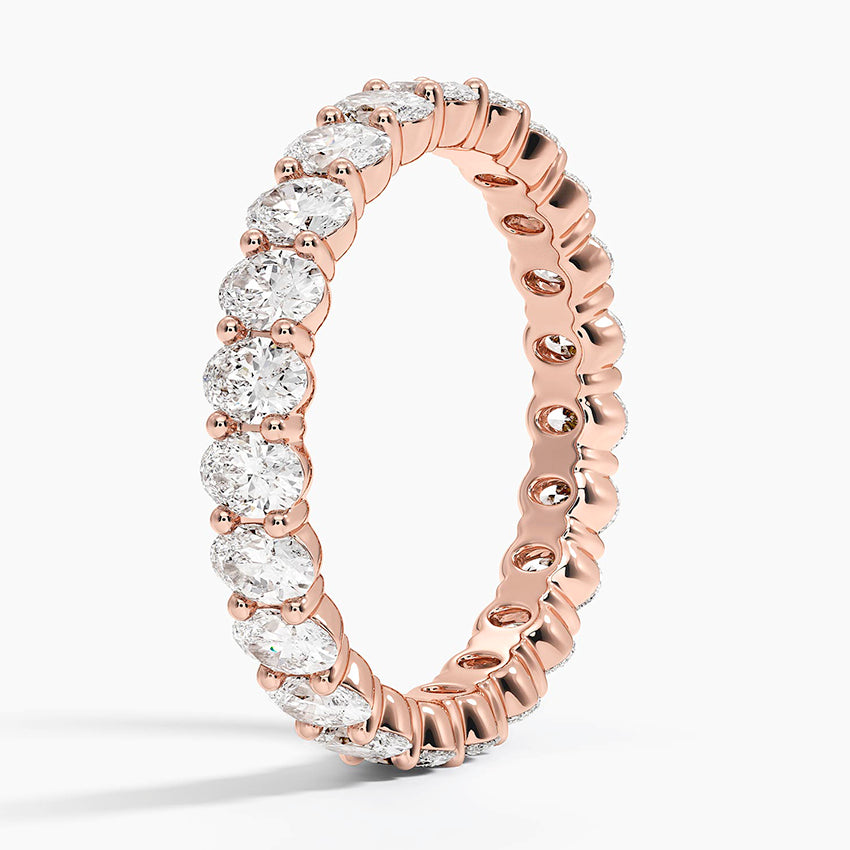 Oval Eternity Lab Diamond Ring (3 ct. tw.)