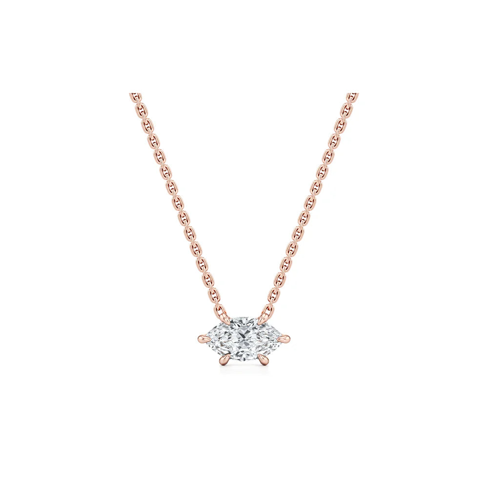 Chelsea Lab Diamond Marquise Pendant