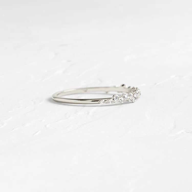 Sprinkle of Sugar Bezel Ring