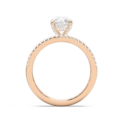 Greer Petite Dome Wedding Set