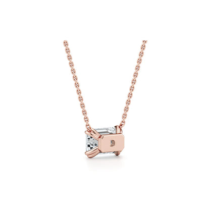 Elle Lab Diamond Emerald Pendant