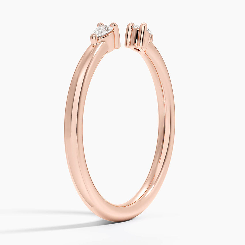 Wren Pear Diamond Ring in 18K Gold