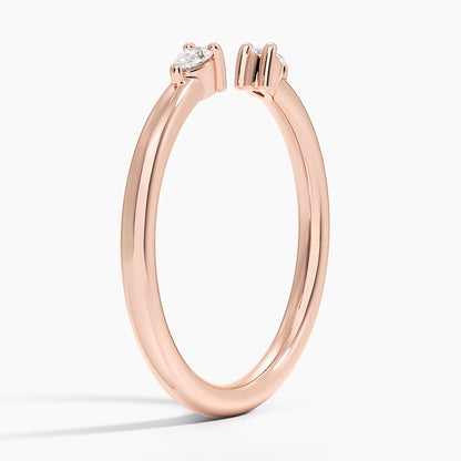Wren Pear Diamond Ring in 18K Gold