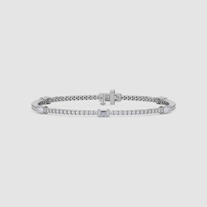 5 Station Tennis Bracelet