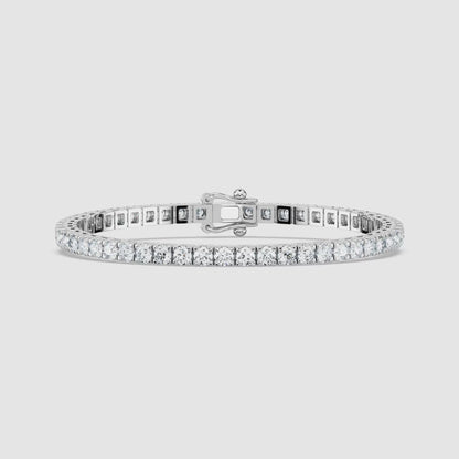 Classic 4-Prong Tennis Bracelet in 14KT Gold
