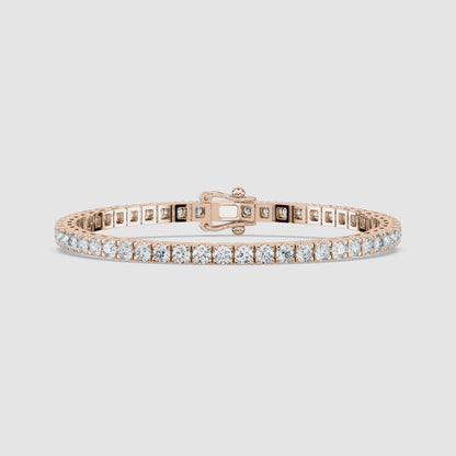 Classic 4-Prong Tennis Bracelet in 14KT Gold