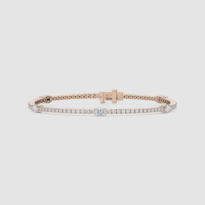 5 Station Tennis Bracelet