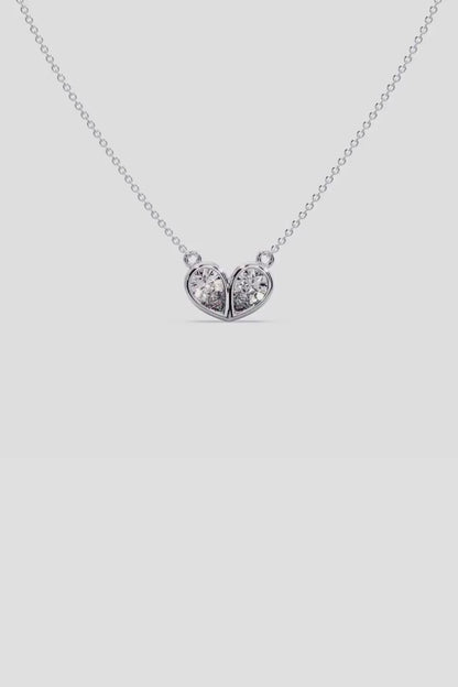 The Duo Heart Necklace
