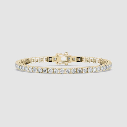 Classic 4-Prong Tennis Bracelet in 14KT Gold