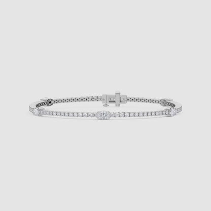 5 Station Tennis Bracelet