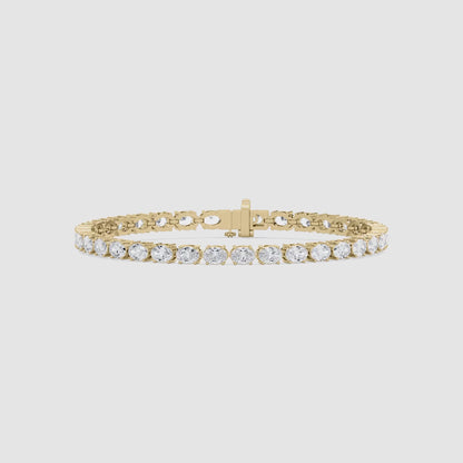 East West Oval Tennis Bracelet